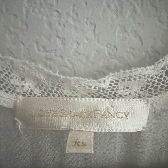 LoveShackFancy Quincy Heritage min dress cottagecore ruffle tiered XS - Picture 9 of 11